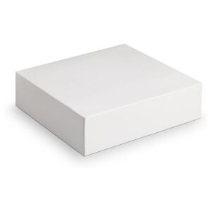 LEBHAR Boite gâteau carton blanche 22 x 8 cm