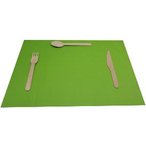 CSJ EMBALLAGES 1000 sets de table papier vert anis 30 x 40 cm