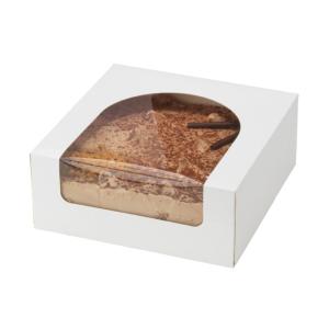 LEBHAR Boite 4 cupcakes carton blanche