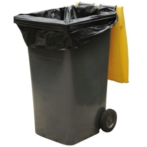 CSJ EMBALLAGES 10 sacs poubelles conteneurs 340 litres 35 µ