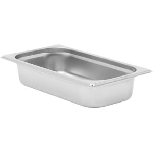 Dynasteel Bac Gastro GN 1/3 Inox - Profondeur 65 mm - 2,5 L