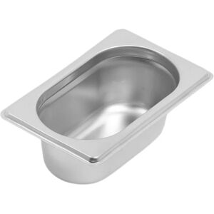 Dynasteel Bac Gastro GN 1/9 Inox - Profondeur 65 mm - 0,6 L