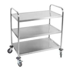 Dynasteel Chariot Inox a 3 Plateaux
