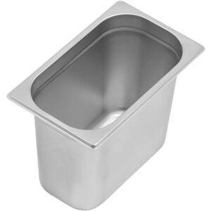 Dynasteel Bac Gastro GN 1/4 Inox - Profondeur 200 mm - 5,5 L