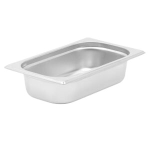 Dynasteel Bac Gastro GN 1/4 Inox - Profondeur 65 mm - 1,8 L