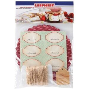 LEIFHEIT Set de decoration pour les bocaux 03194