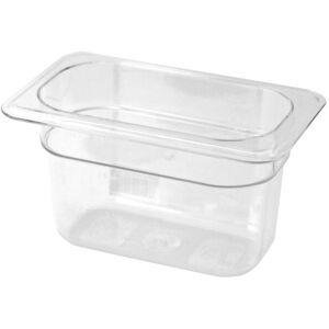 Lioninox Bac gastro en plastique polycarbonate 1/9 (176x108 mm) 176x108x65 mm