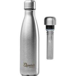 Qwetch Bouteille isotherme inox brossé 50 cl + son infuseur - Originals Qwetch - 50.0000 - Publicité