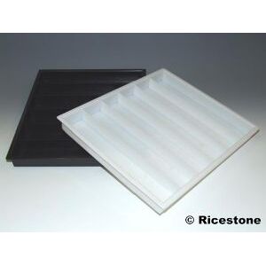 Ricestone 1b) Plateau tout plastique 6 compartiments.