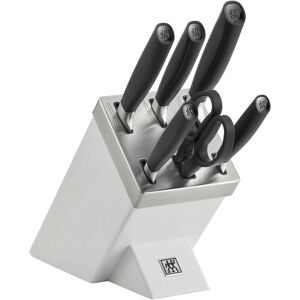 ZWILLING All  Star Bloc de couteaux avec technologie KiS 7-pcs, Blanc