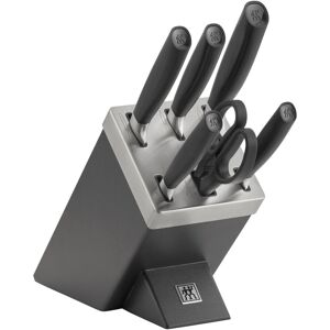 ZWILLING All * Star Bloc de couteaux avec technologie KiS 7-pcs, Anthracite