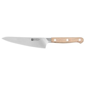 ZWILLING Pro Wood Couteau de chef compact 14 cm, Nature, Chene vert