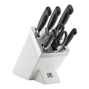 ZWILLING **** FOUR STAR Bloc de couteaux avec technologie KiS 7-pcs, Blanc