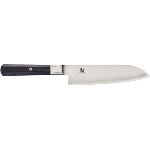 MIYABI 4000 FC Couteau santoku 18 cm, Brun, Tranchant lisse - Publicité