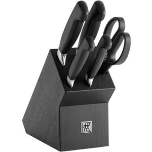 ZWILLING **** FOUR STAR Bloc de couteaux 6-pcs, Noir