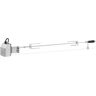 Royal Catering broche électrique tourne-broche tournebroche (longueur utile 130 cm, longueur totale 140 cm, 2 tr/min, capacité 7 kg, inox)