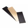 CSJ EMBALLAGES 50 semelles bords droits or / noir 44 x 10 cm