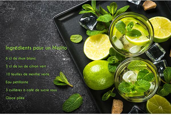 Planche en verre Mojito 40 x 30 cm Pradel Excellence []