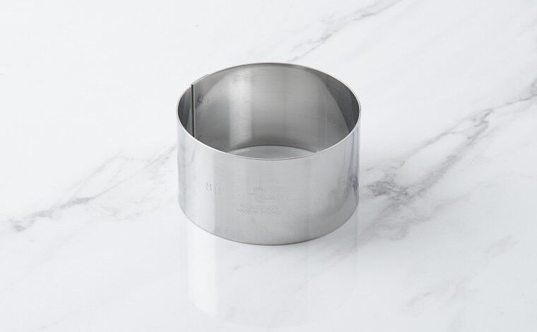 Matfer Bourgeat Cercle inox à mousse - Diamètre 8 cm