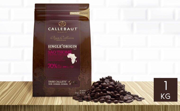 Callebaut Chocolat noir Sao Thomé 70% pistoles 1 kg