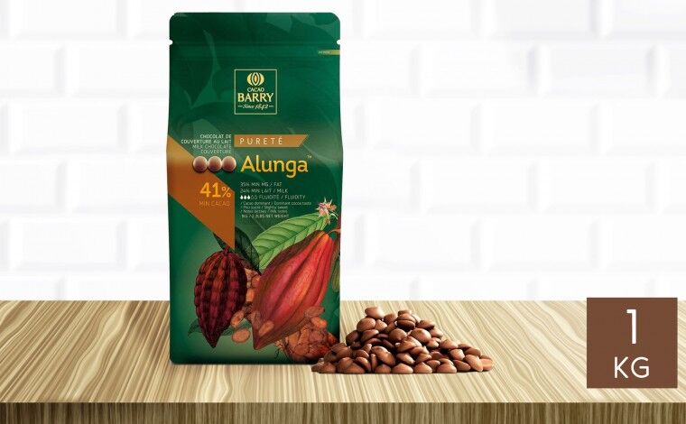 Cacao Barry Chocolat au lait Alunga 41% pistoles 1 kg