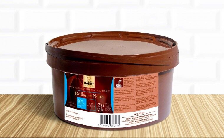 Cacao Barry Glaçage au chocolat Brillance noire 2 kg