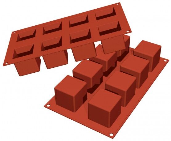 Silikomart Moule silicone 8 cubes