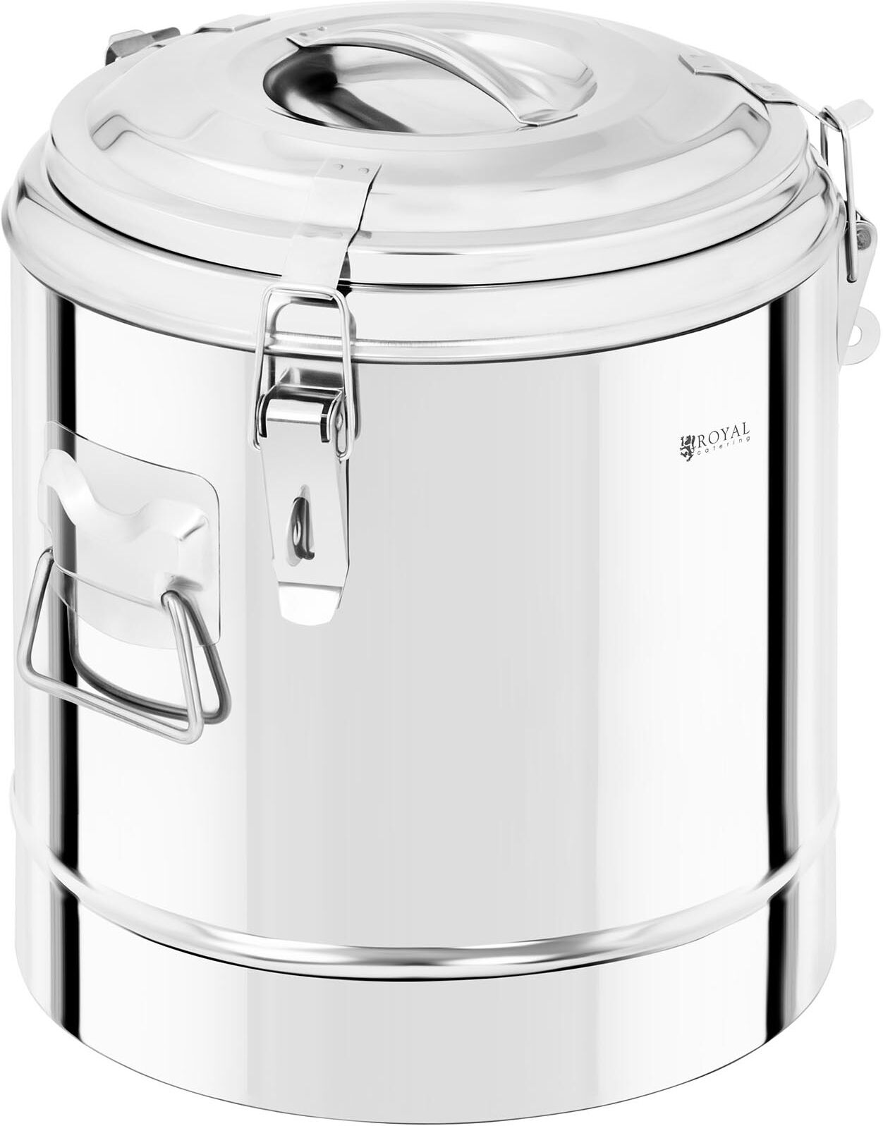 Royal Catering Stainless Steel Thermos Container - 12 L