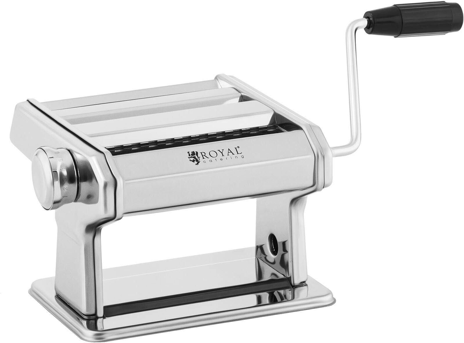 Royal Catering Pasta Machine - 14 cm - 0.5 to 3 mm - manual