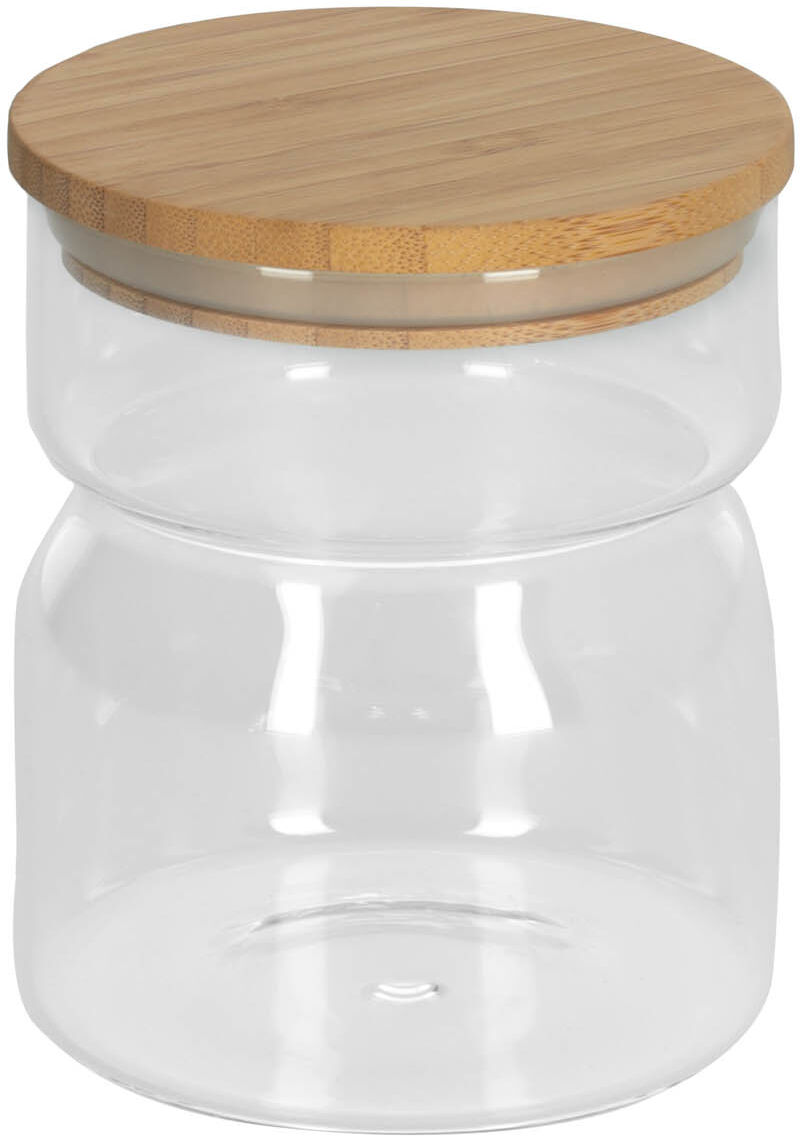 Kave Home Small Catia transparent glass jar