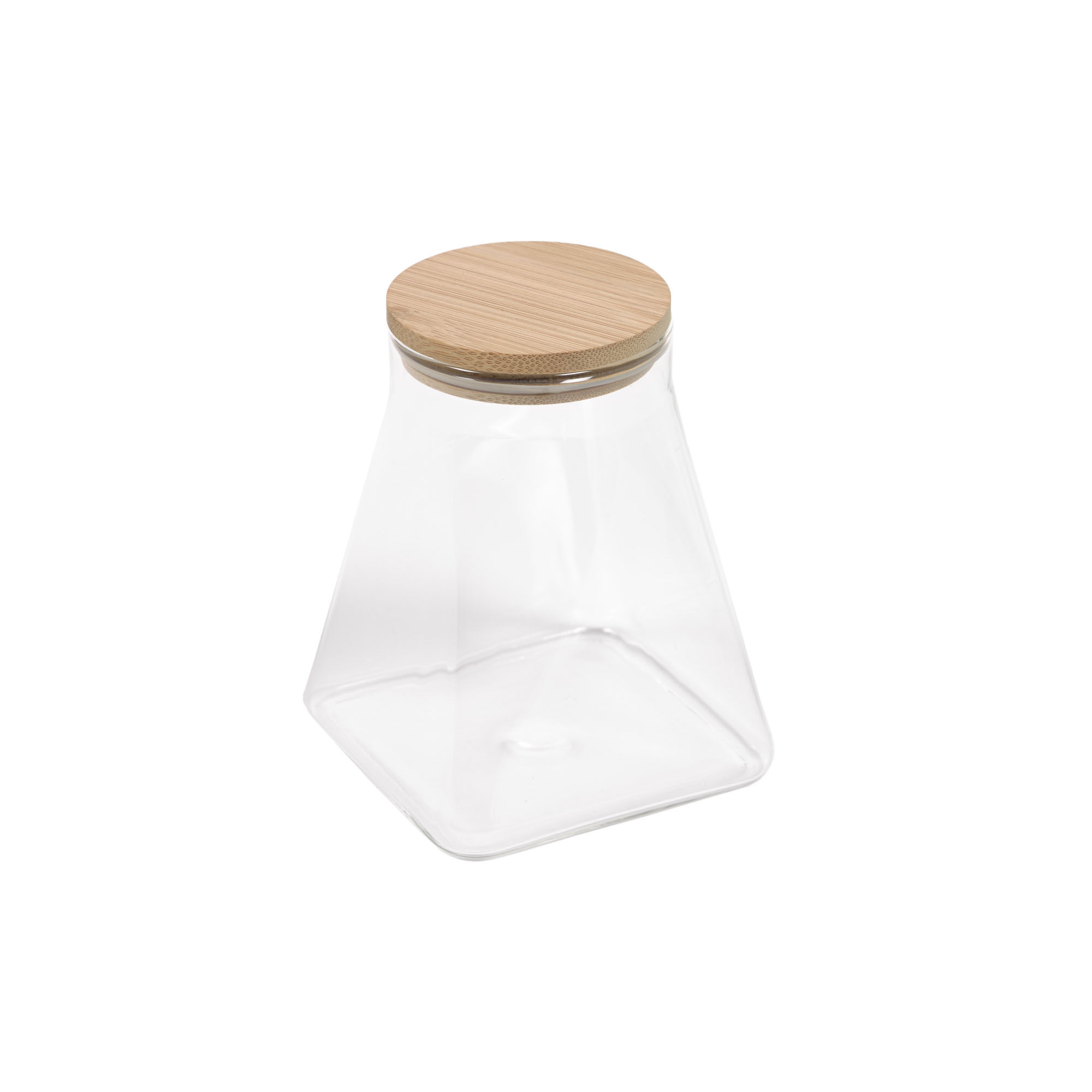 Kave Home Small Adalis transparent glass jar