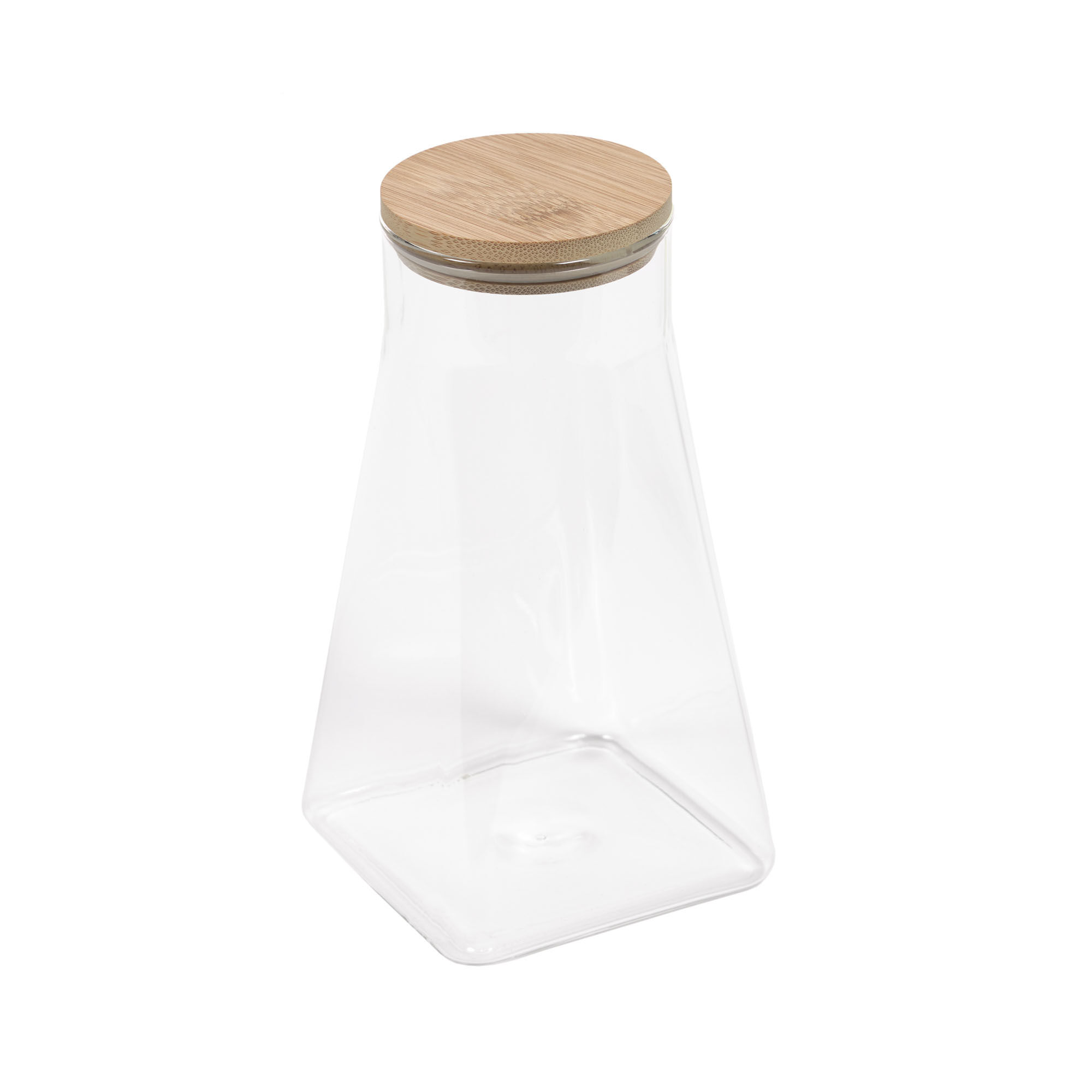 Kave Home Medium Adalis transparent glass jar