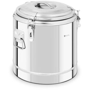 Royal Catering Contenitore termico in acciaio inox - 22 L RCTP-22E