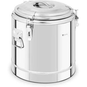 royal catering contenitore termico in acciaio inox - 22 l rctp-22e