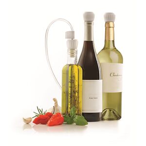 FOODSAVER Tappi sottovuoto per bottiglie di vino, olio e altre bevande  SET DI 3 TAPPI