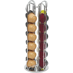 MACOM Dispenser 24 capsule Dolce Gusto - Materiale: Acciaio cromato Base girevole a 360°  TOTEM DOLCE GUSTO