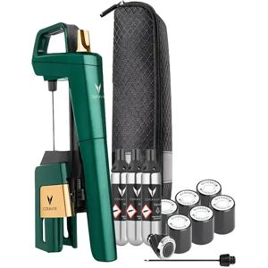 CallMeWine Coravin 'Timeless Six+' Emerald Green Premium Set