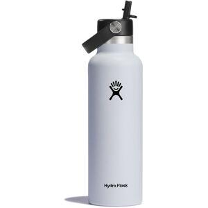 Hydro Flask 21 oz Standard Flex Straw Cap - borraccia White