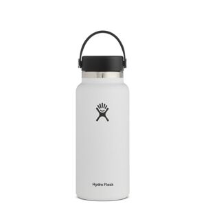 Hydro Flask Wide Mouth 0,946 L - borraccia White