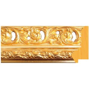 Leroy Merlin Asta per cornice Sharon in legno foglia oro dorato 6.5 cm