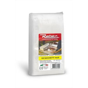 REBER Sacchetti Sottovuo 15x25-trasparente