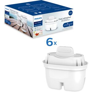 Filtro Per Caraffa Filtrante Philips Water X-Clean - Conf. 6 Filtri