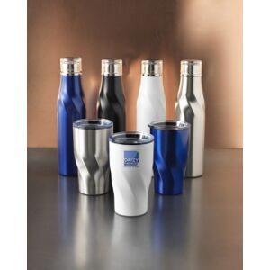 Gedshop 1000 Borraccia termica con isolamento sottovuoto in rame Hugo 650 ml neutro o personalizzato