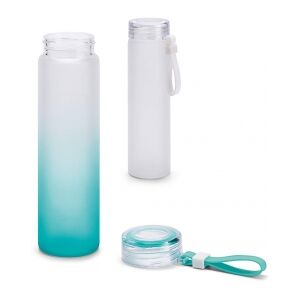 Gedshop 1000 Borraccia in vetro borosilicato con tappo a vite da 470 ml neutro o personalizzato