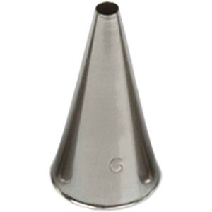 Decora Beccuccio Cornetto Tondo 6 In Acciaio Inox Ø1,7 X 3,5 Cm