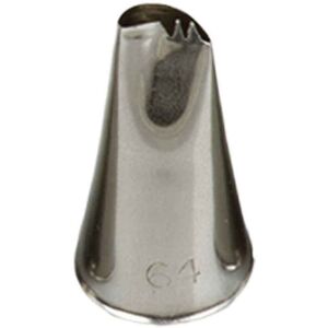 Decora Beccuccio Cornetto Petalo 64 In Acciaio Inox Ø1,7 X 3 Cm