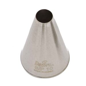 Decora Beccuccio Cornetto Tondo Grande 10 In Acciaio Inox Ø3 X 4,8 Cm