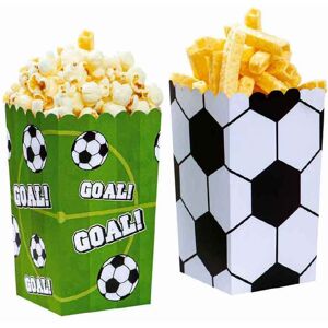 Decora 6 Party Box In Cartoncino Goal Compostabili 7 X 7 X 14 H Cm