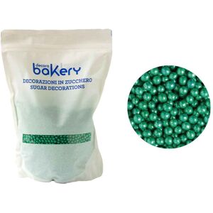 Perle Di Zucchero Color Verde Metallizzato Per Cake Design 1kg Bakery