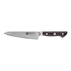 zwilling tanrei coltello chef compact liscio - 14 cm, marrone